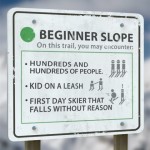 New Ski Signs