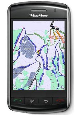 BerrySki a Blackberry app for skiers