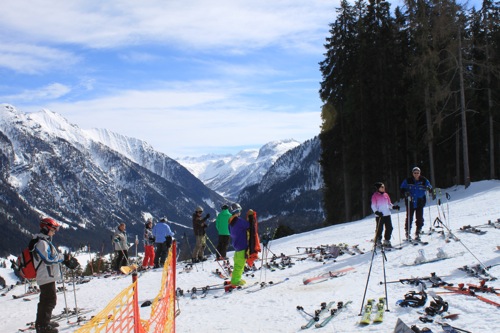 Skiing with a Young Family