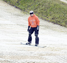 Skiing in Kilternan, Co. Dublin